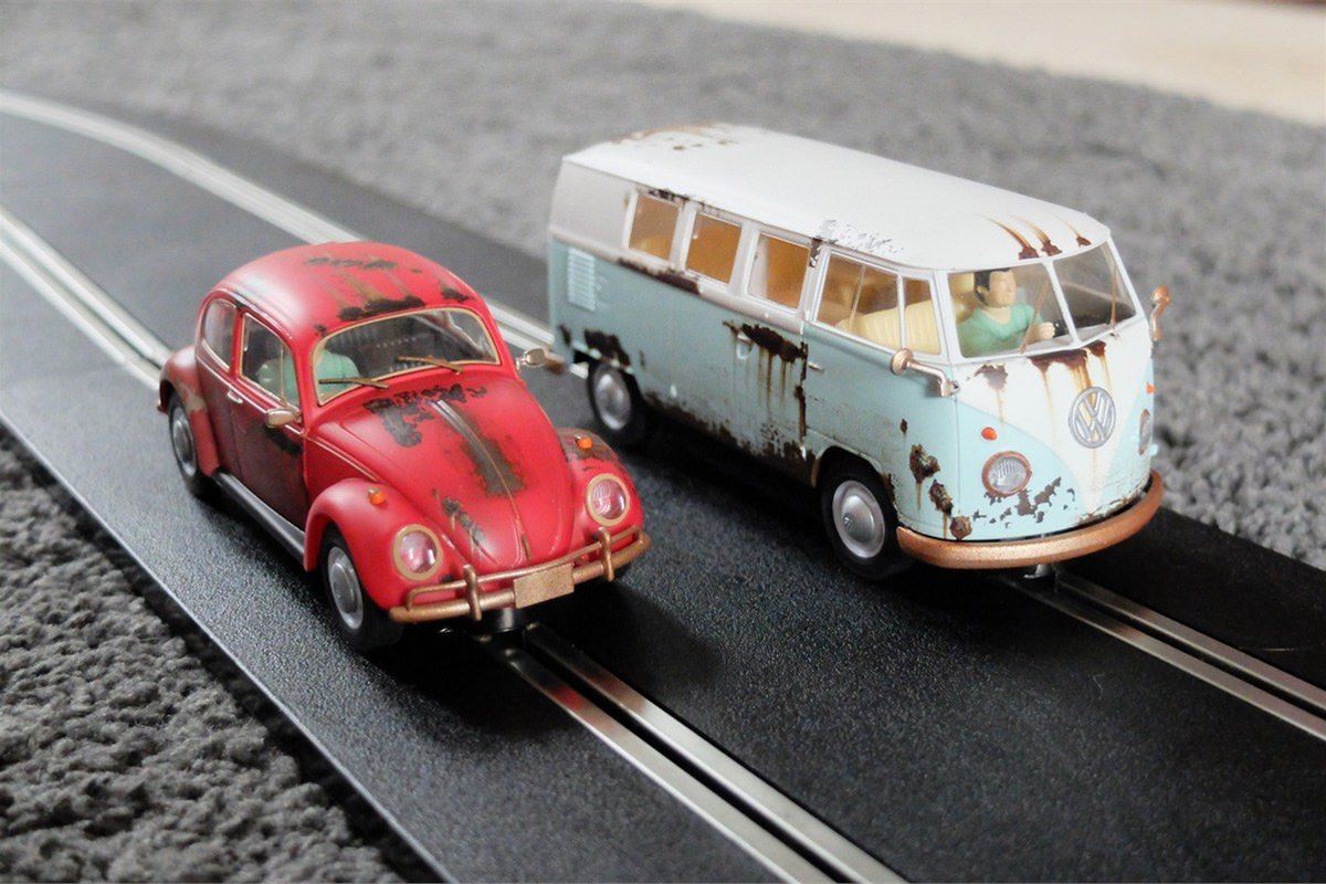 Review: Scalextric Legends Rusty Rides - Volkswagen Beetle and T1b