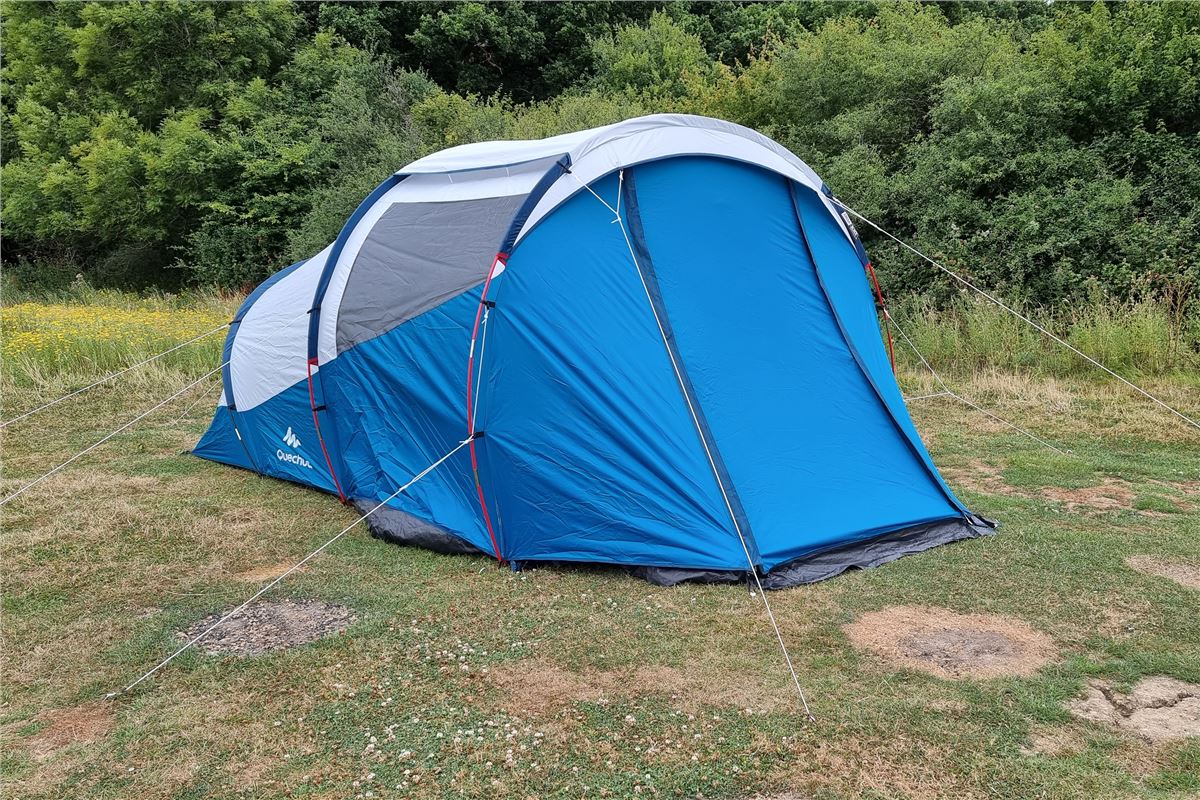 テント・タープ QUECHUA ARPENAZ FAMILY 4.1 FRESH&BLACk Quechua Arpenaz Fresh & Black Family Camping Tent 4 Person 1